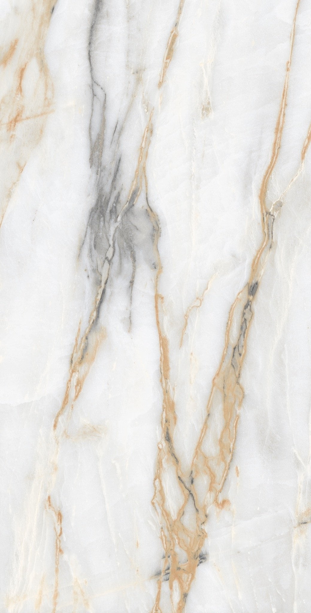 Carrelage sol / mur effet marbre blanc CHINA GOLD l.60 x L.120 cm Brilliant LIMCARO - 9