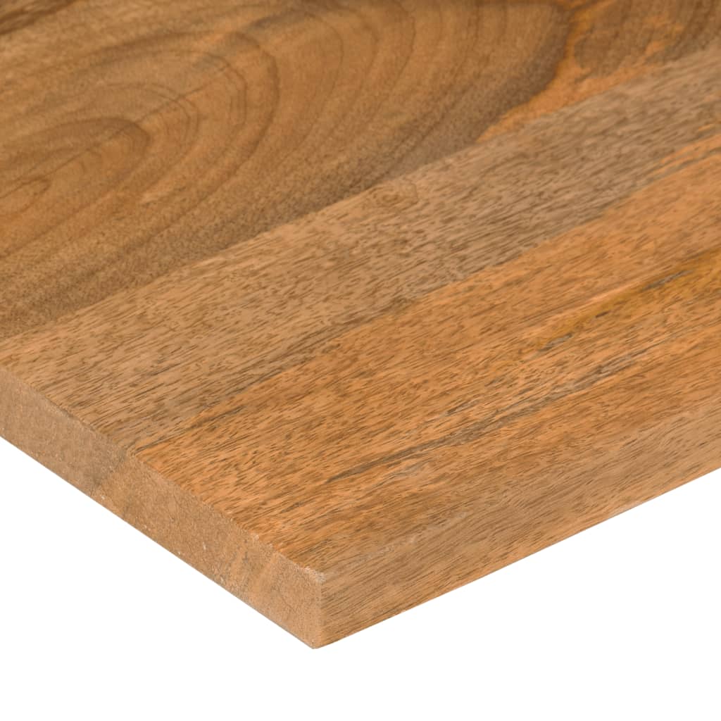 Dessus de bureau avec courbe 160x50x2,5 cm manguier massif brut - COMFORTXL - 6