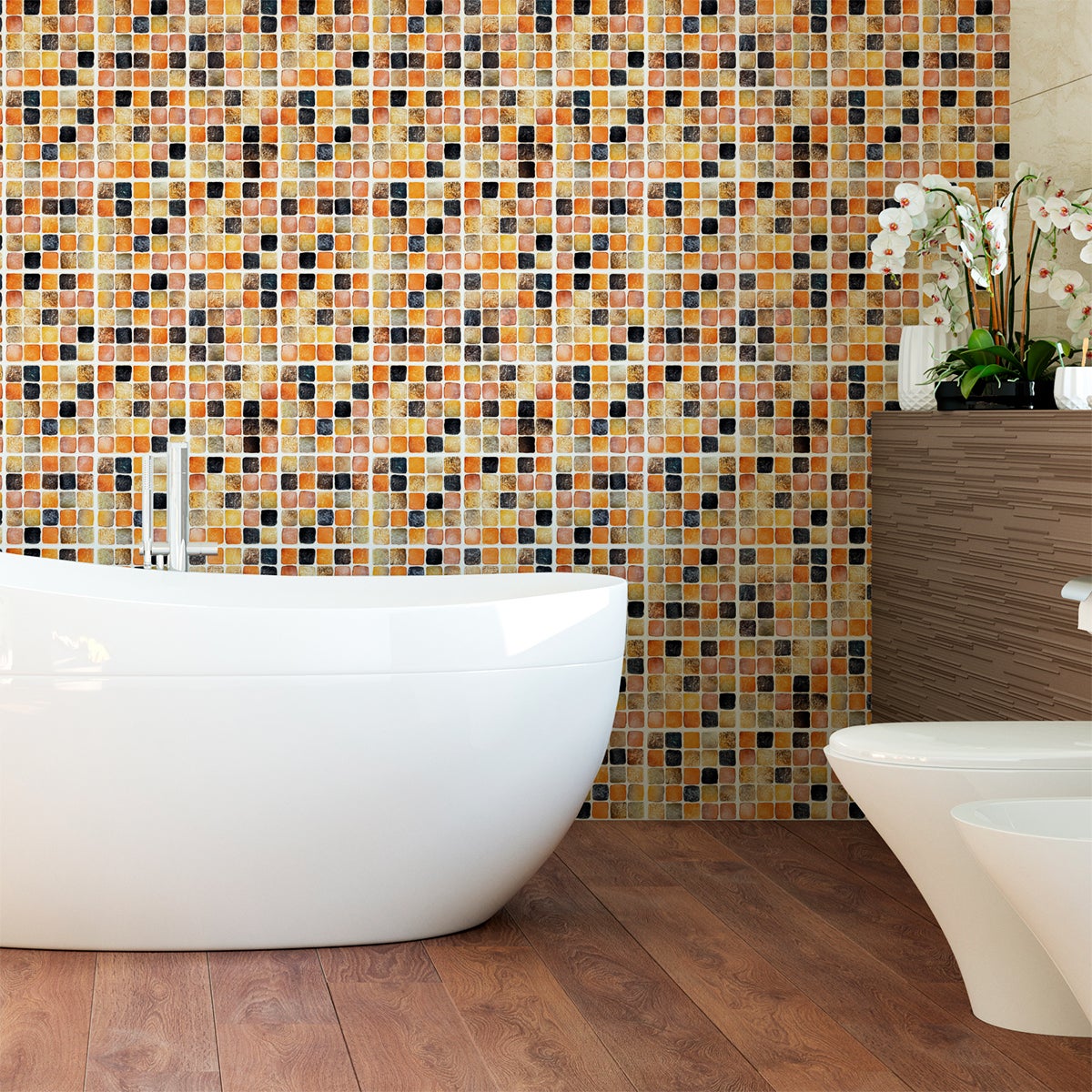 Abiance Sticker Vinilos Autoadhesivos, Decoración De Paredes, Adhesivos De Azulejos Para Baño Y