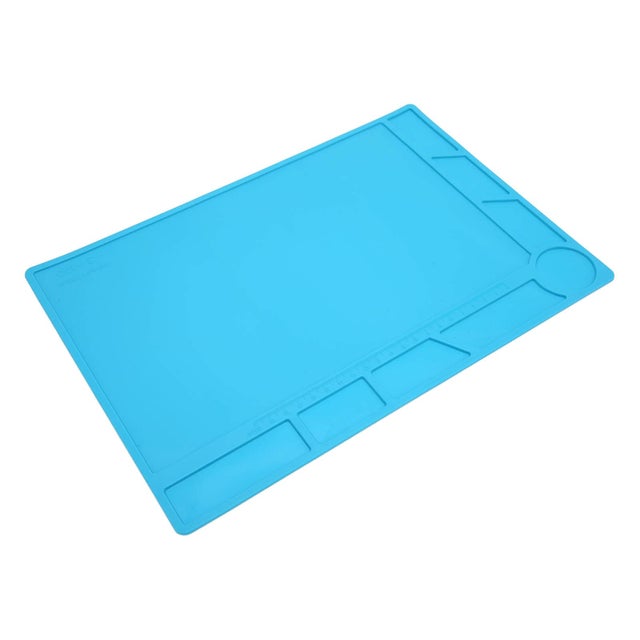 Almohadilla De Silicona Para Soldadura – Resistente A 500°C, Antideslizante, Fácil De Limpiar, 35x23 Cm