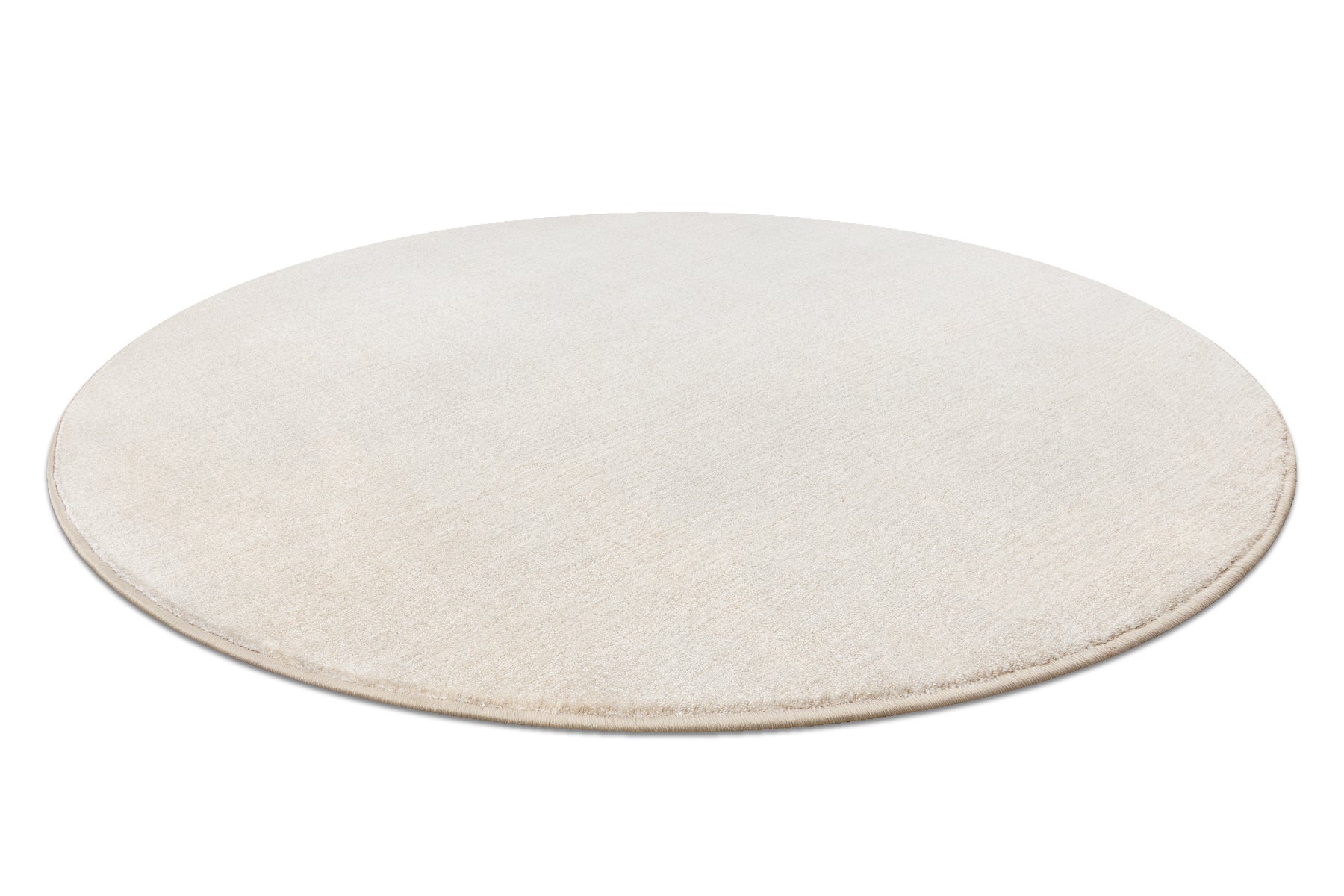 TAPIS cercle SEDUCTION crème 34 doux, durable, chambre, hôtel cercle 100 cm - 4