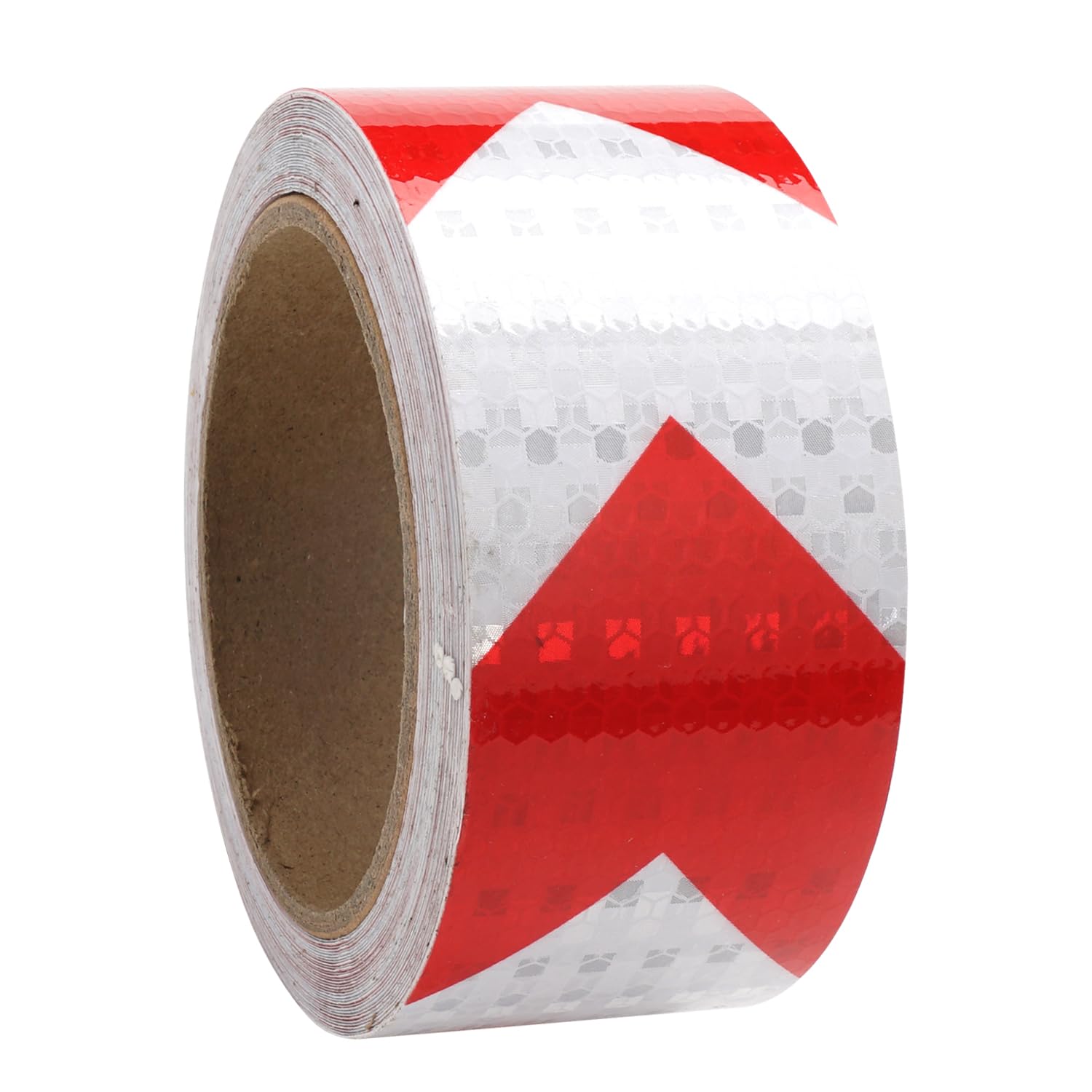 Ruban Réfléchissant Rouge et Blanc 10m x 5cm - Bande Autocollante ...