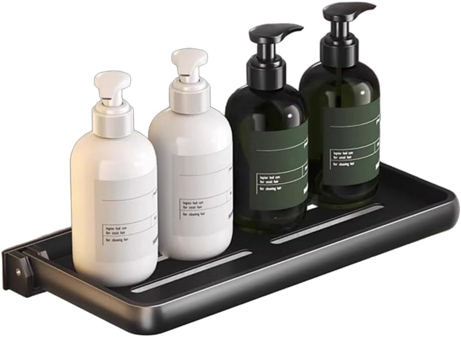 Mensola da parete pieghevole per bagno, ideale per bagno, cucina o camper, bianco, 30 cm | Leroy Merlin Mensola da parete pieghevole per bagno, ideale per bagno, cucina o camper, bianco, 30 cm | Leroy Merlin