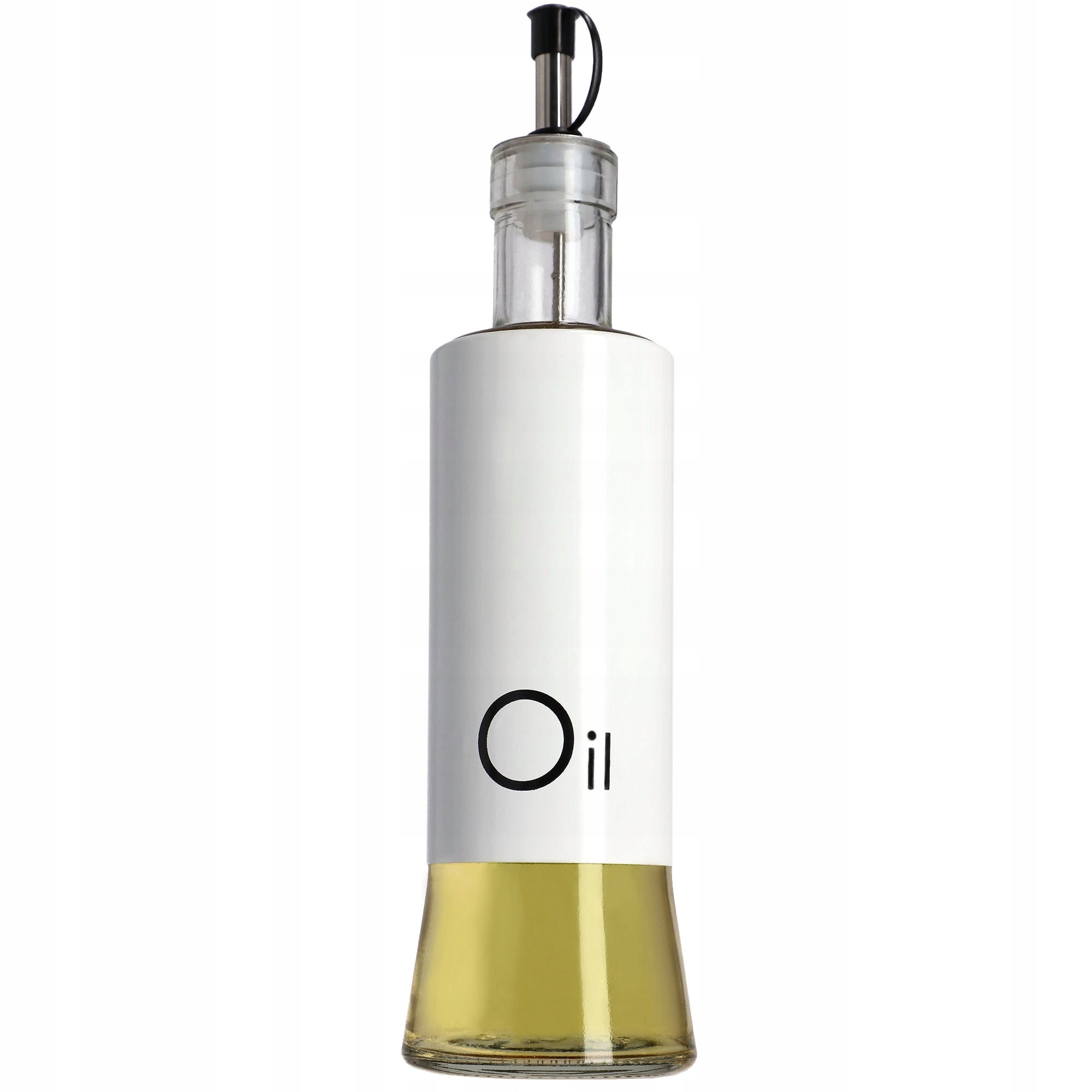 BUTELKA SZKLANA NA OLIWĘ Z DOZOWNIKIEM 320 ml OCET DOZOWNIK DO OLIWY BIAŁY