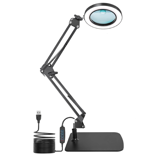 Lente di ingrandimento con luce da tavolo al miglior prezzo