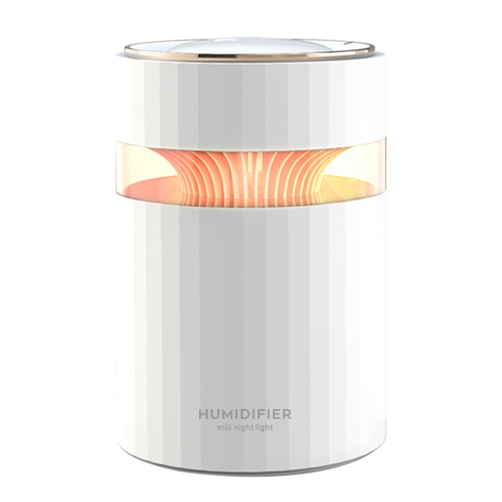 DONGKER Purificateur D'Air Silencieux USB – Ioniseur Négatif + Lumière Bleue, Élimine Pollen, Fumée, Odeurs, Poils Animaux, Pour Chambre Bureau Salon