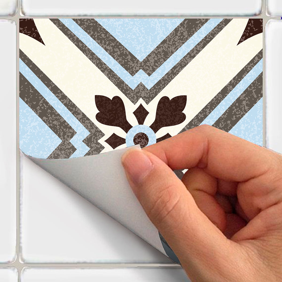 24 adesivi piastrelle di cemento alinio - Sticker adesivo - adesivi murali - 24stickers20x20cm - 4