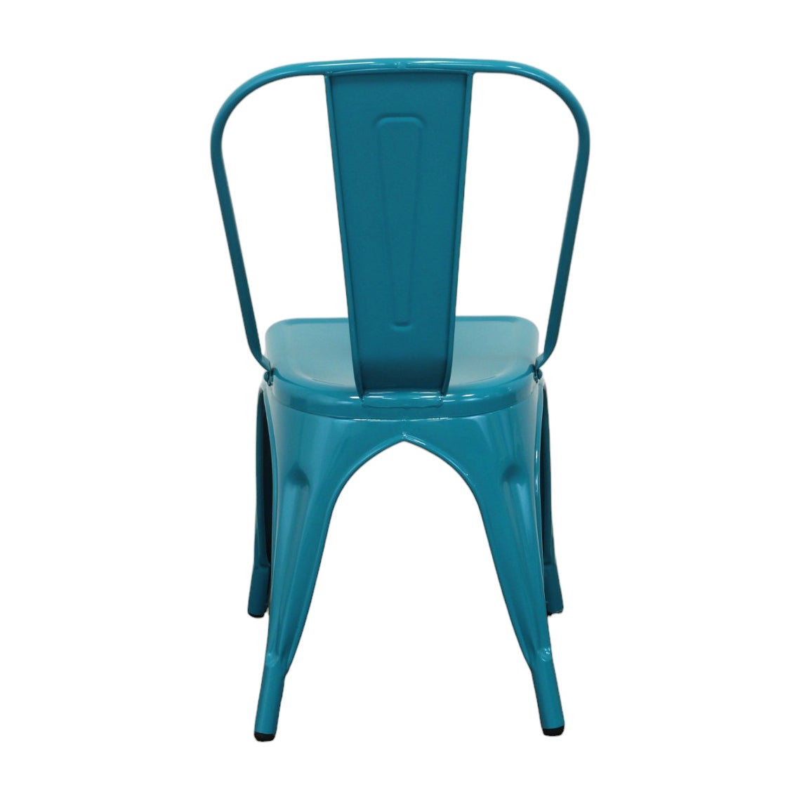 Milani Home - Set 4 sedie in metallo industrial cm 35 l x 45 p x 85 hdi coloreVerde petrolio - 6