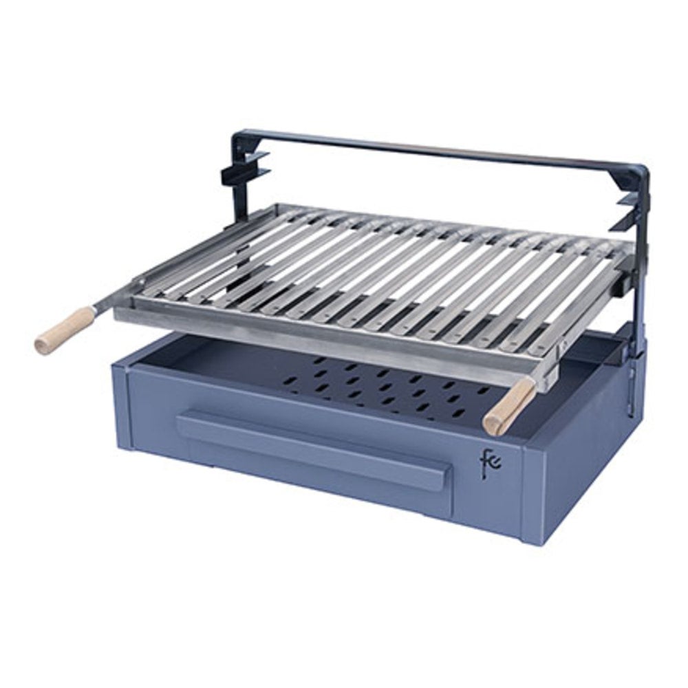 Flores Cortés  Flores Cortes, 38976, Soporte Barbacoa Con Cajón Y Parrilla Inoxidable 800 X 430 X 420 Mm. , Leroy Merlin