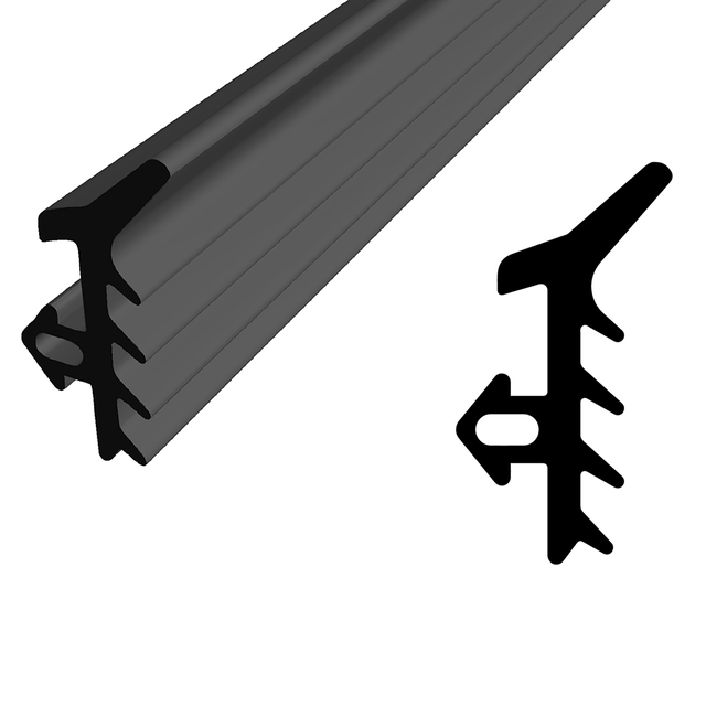 Joint de fenêtre EPDM noir WS014 1 m joint pour fenêtre joint de porte profil d’étanchéité KYCT