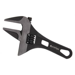 Clé à Molette Courte Grande Ouverture 10" - En Acier Chrome-vanadium, Ouverture Max 43 Mm, Pour Bricolage Et Mécanique