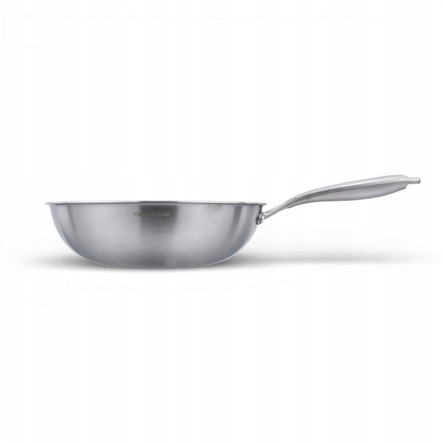 WOK 30 CM stal nierdzewna MASTERPAN INDUKCJA GAZ