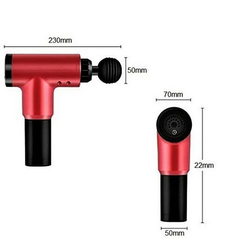 Massajador de pistola de massagem muscular profunda 6 níveis - 3