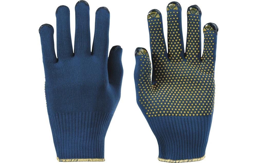 Gant PolyTRIX BN 914 taille 10 bleu/jaune polyamide EN 388 catégorie EPI II 10 p (Par 10) - 4