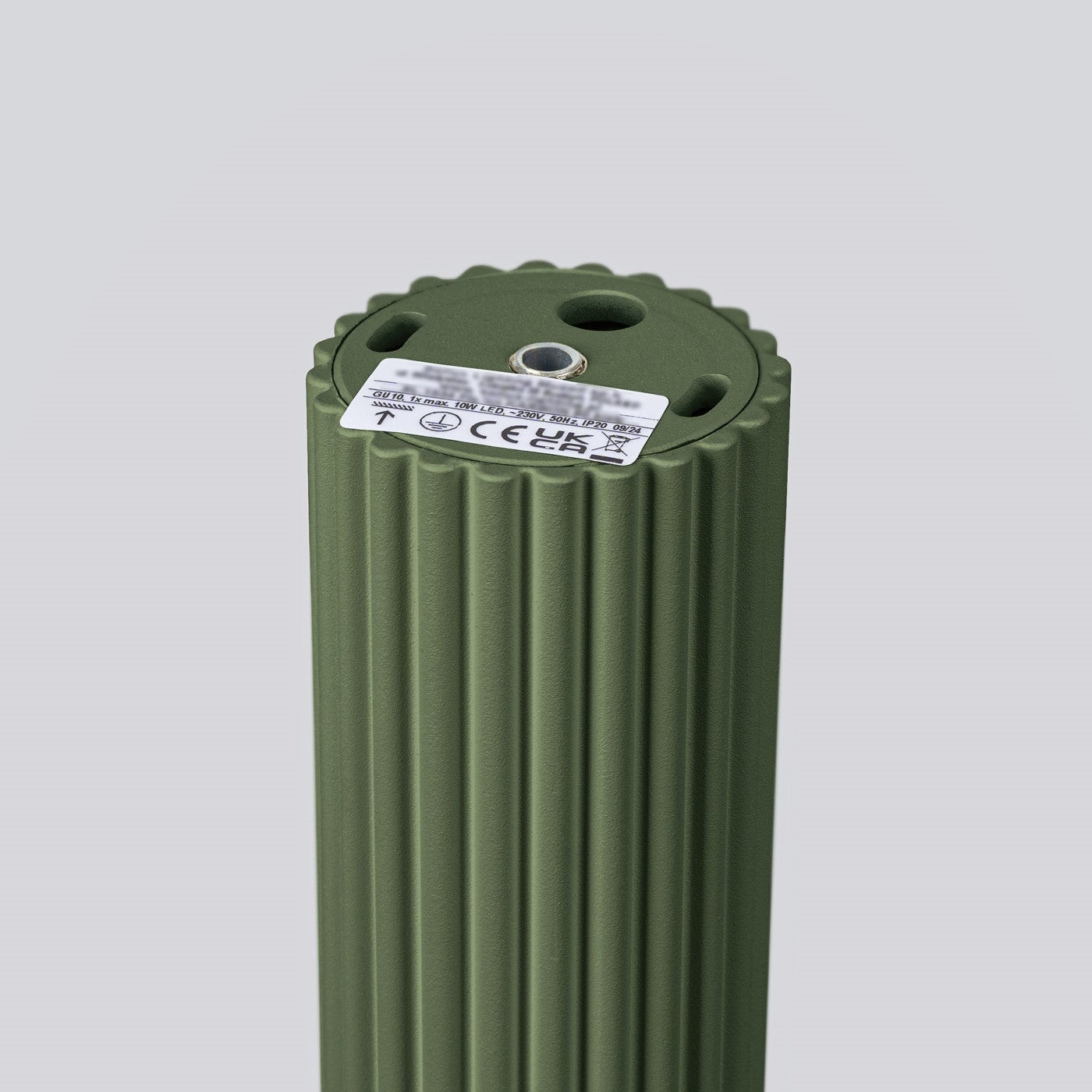 Reflektor sufitowy spot natynkowy Karbon okrągły zielony oliwkowy 1xGU10x10W wym: 10 x 6,5 x 6,5 cm aluminium Sollux Lighting - 6