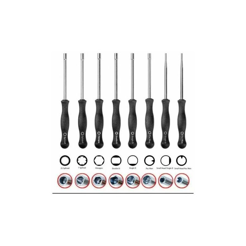Kit de clé de réglage de carburateur Débroussailleuse et tronçonneuse DOPA - 2