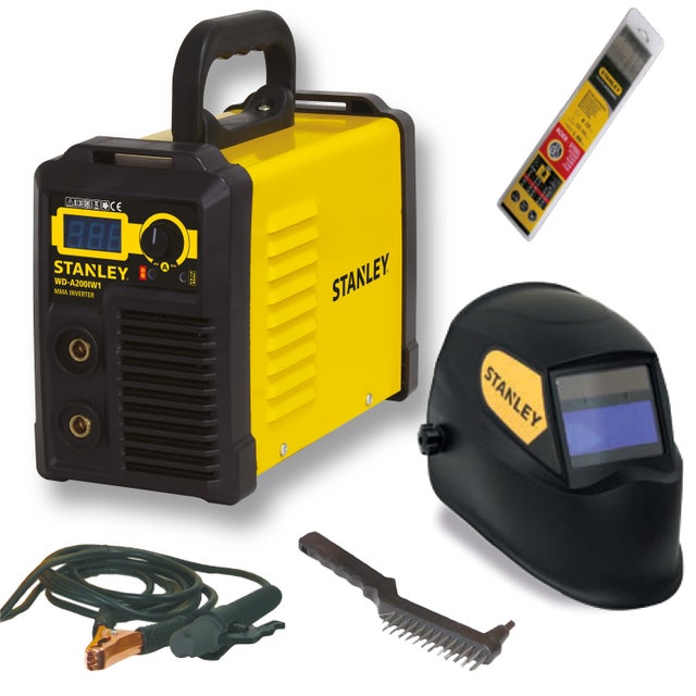 Poste à souder inverter MMA Stanley First 140 Kit - 140A + accessoires inclus - 460940