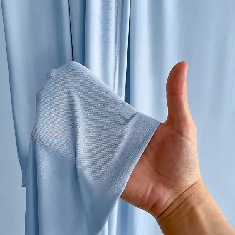 Couverture rafraîchissante d'été, couverture d'été légère, fibre résistante à la chaleur et au froid (bleue, 180x200 cm) adaptée aux siestes, au salon - 5