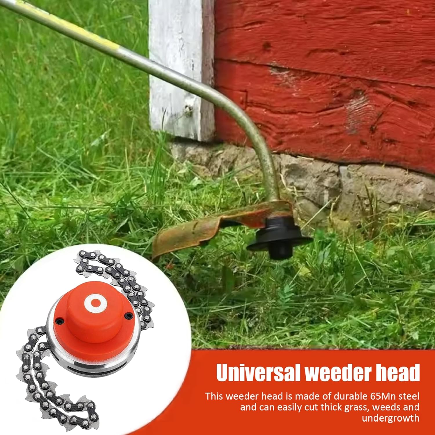 Têtes De Trimmer Universelles - Lot De 3 | Pour Débroussailleuse | Rouge, Diamètre 10.5 Cm | Jardin, Pelouse