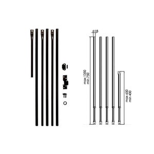 Chiave Triangolare Alberts - Per Delimitatori Con Serratura Triangolare, Zincata, Asta 17 Mm - Foto 2