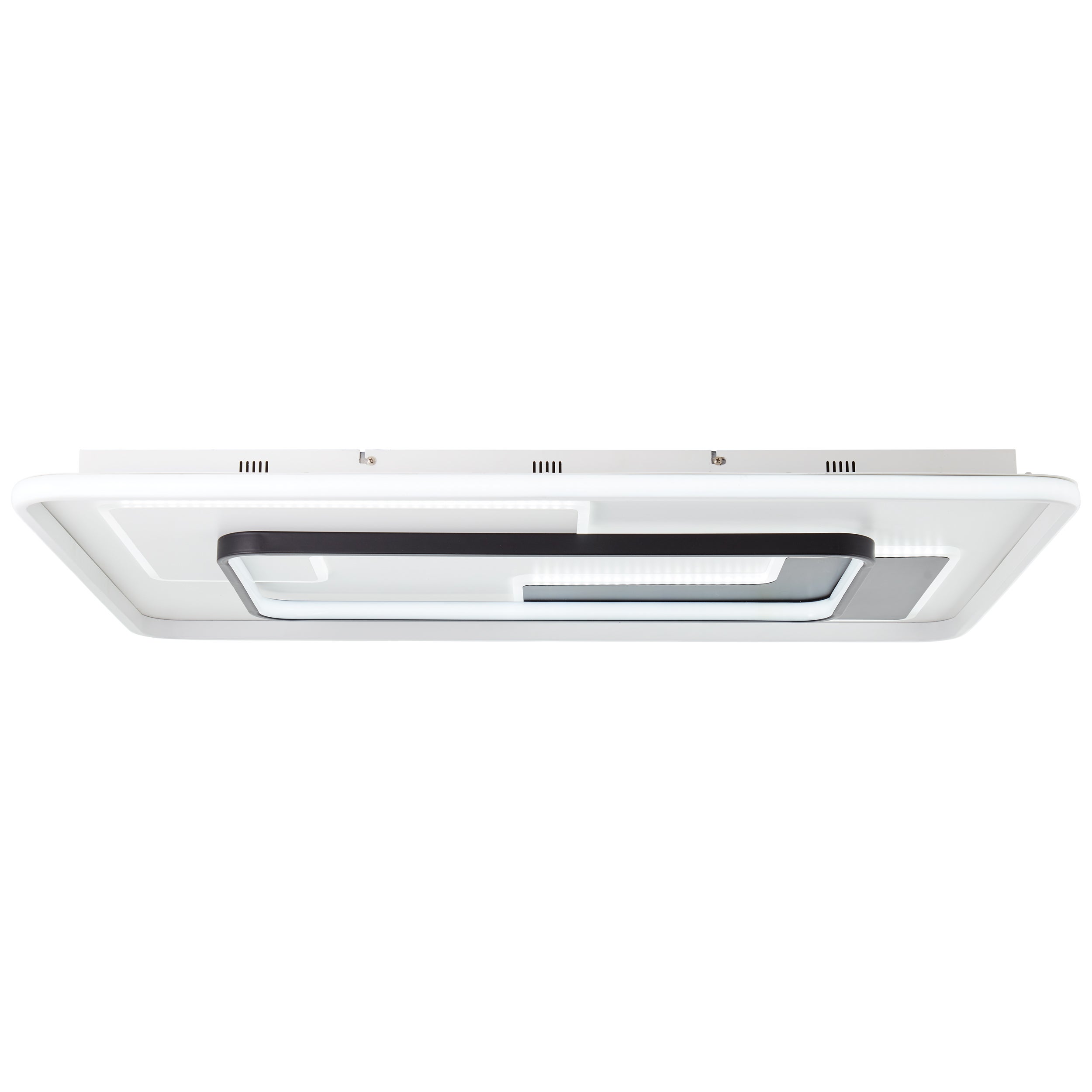 Brilliant Barden LED lampa sufitowa 90x60cm biały/czarny, metal/plastik, 1x 57.1W zintegrowana dioda LED, (strumień świetlny: 7100lm, barwa światła: 3 - 7