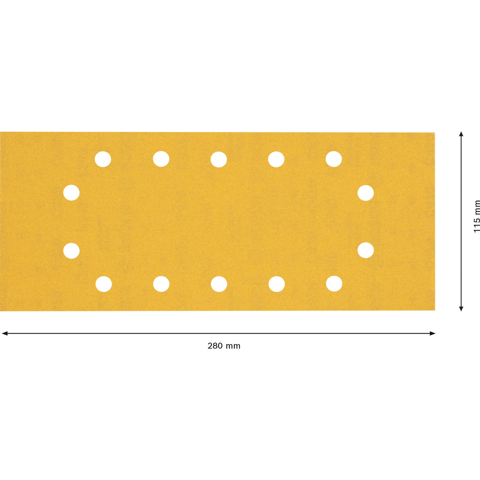 Bosch Accessories EXPERT C470 2608900851 Papier abrasif pour ponceuse vibrante perforé Grain 240 (L x l) 280 mm x 115 - 8