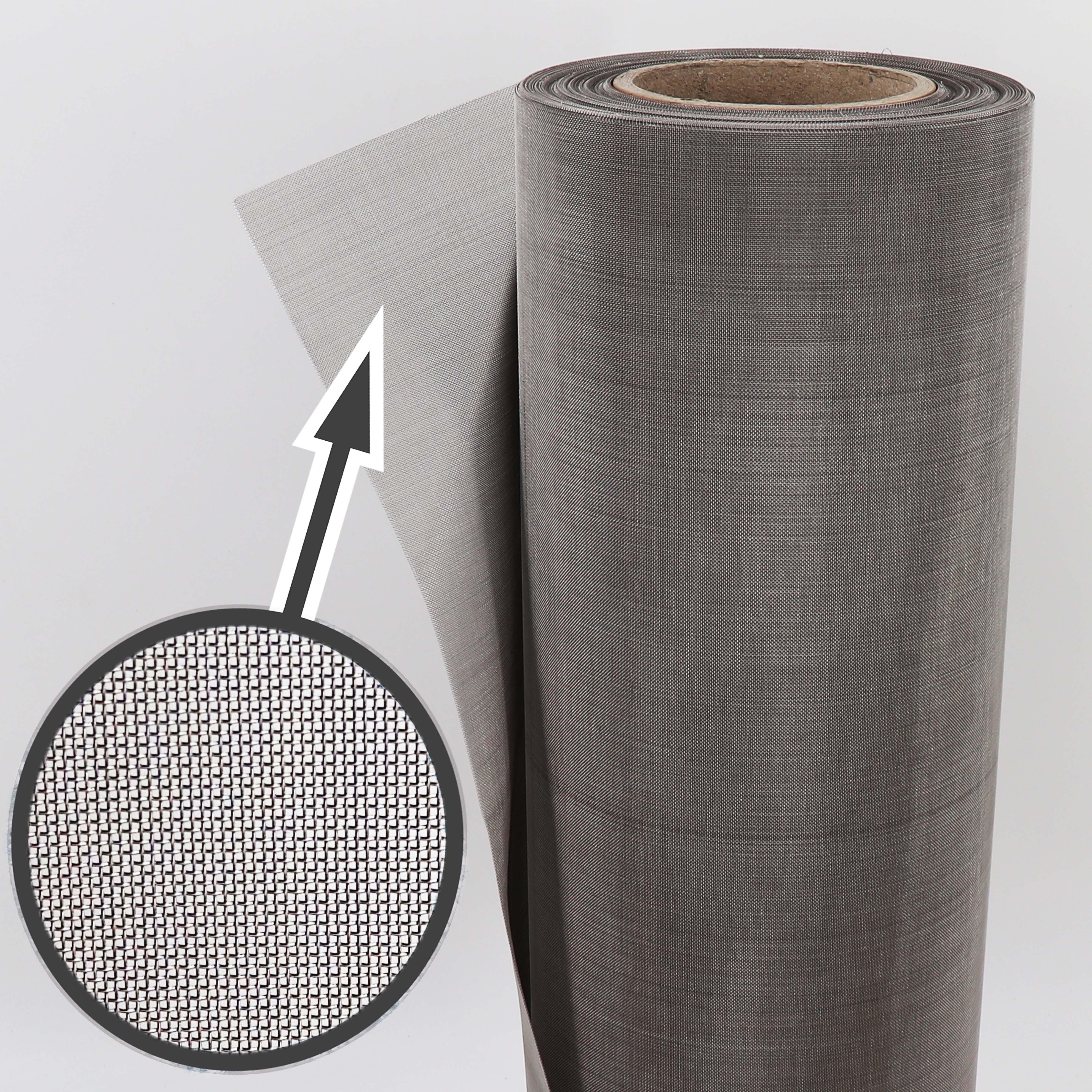 Malha de aço inoxidável de 60 cm x 40 cm para filtro de peneira lagoa de peneira curva - 3
