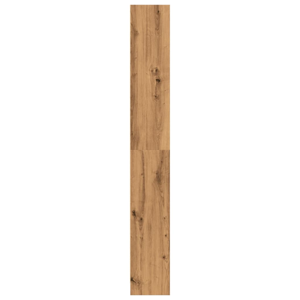 Bibliothèque pour Séjour en Bois Marron H. 24 x l. 80 x P. 24 cm - 5
