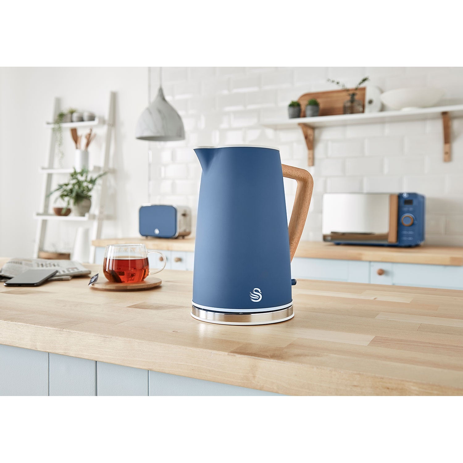 Bouilloire sans fil et grille-pain Rouge Set petit déjeuner (arrêt