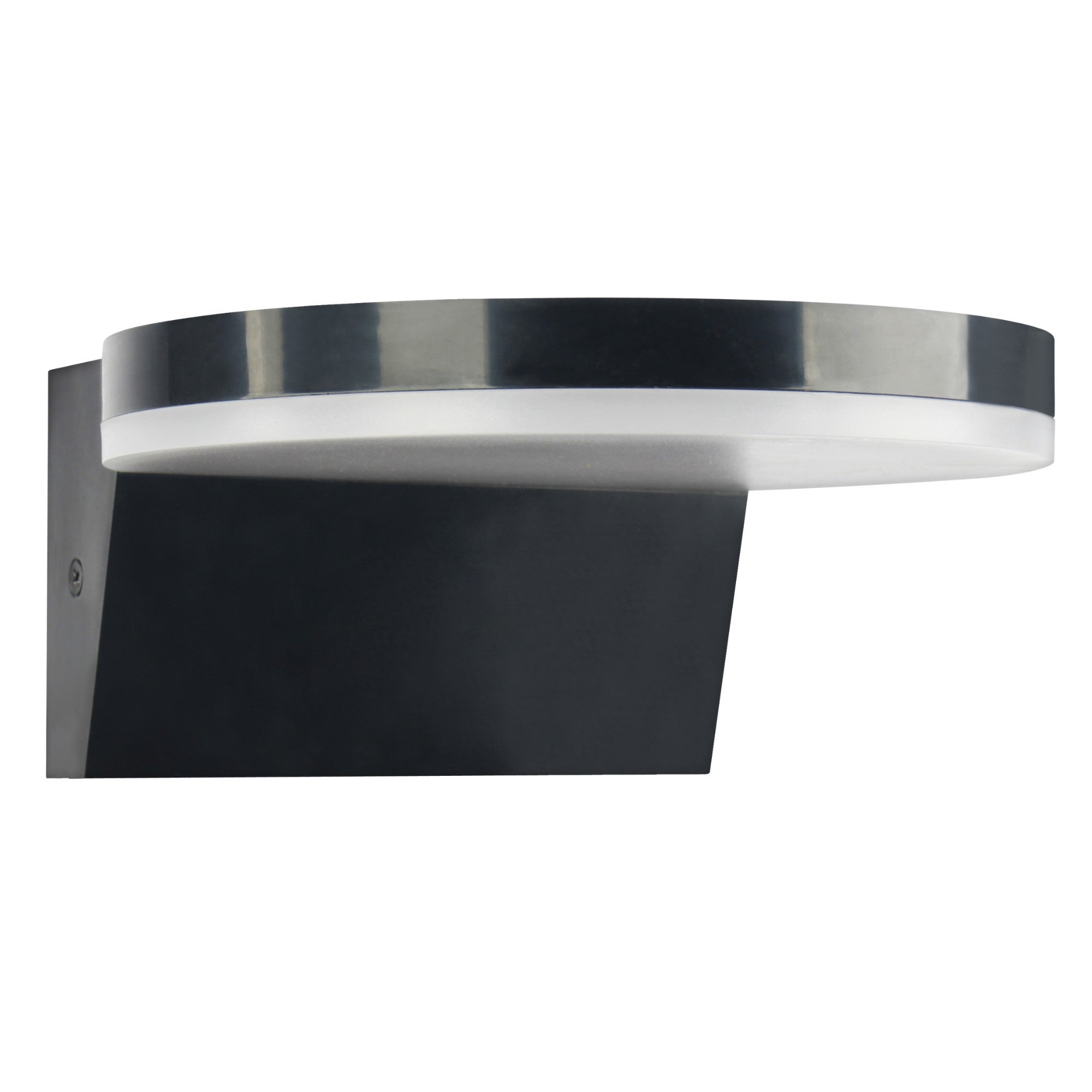Kinkiet zewnętrzny TESA LED 10W Neutralna biel 1100lm czarno-mleczny biały wym: 8,3x18x18,3 cm IP54 Polux
