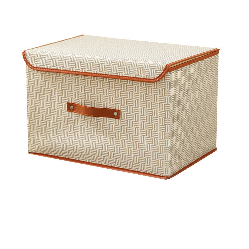 Caja de almacenamiento a prueba de polvo con tapa caja de almacenamiento de ropa plegable de gran capacidad para dormitorio
