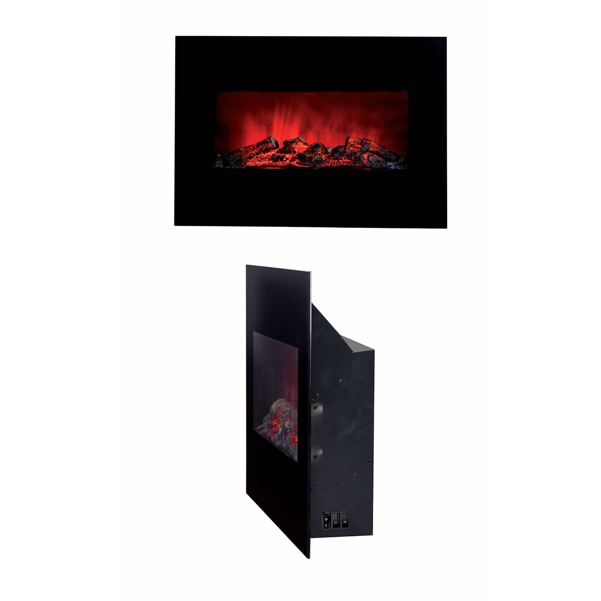Poêle/cheminée led modele memphis 1800w - 2