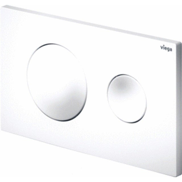 Viega Prevista plaque de commande Visign for Style 20 13x22cm plastique blanc alpin