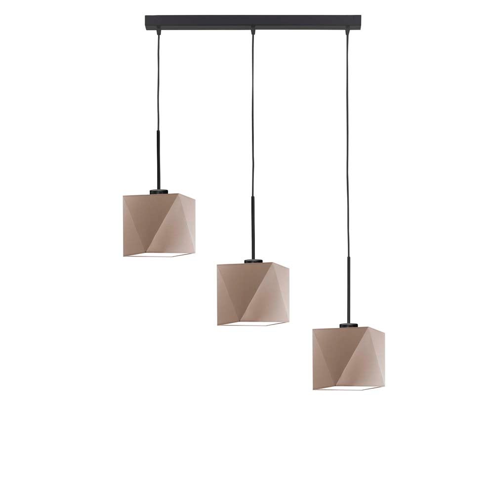 Lampa wisząca zwis żyrandol sufitowa z abażurami diament BELARUS Z3