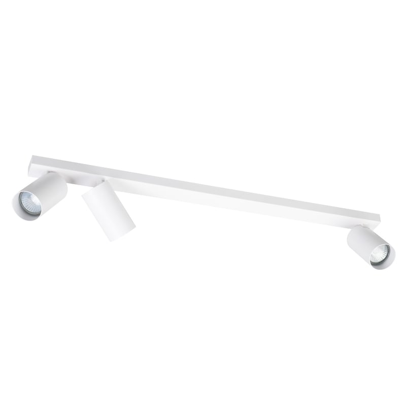 Reflektor sufitowy spot natynkowy Alasa listwa biały 3xGU10x10W wym: 10 x 70 x 5,5 cm metal Alfa