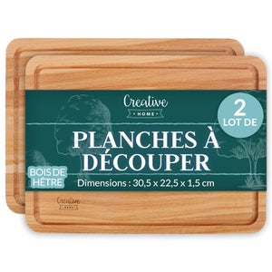 Master Chef Grande Planche à Découper avec Rebord et Rainure À Jus