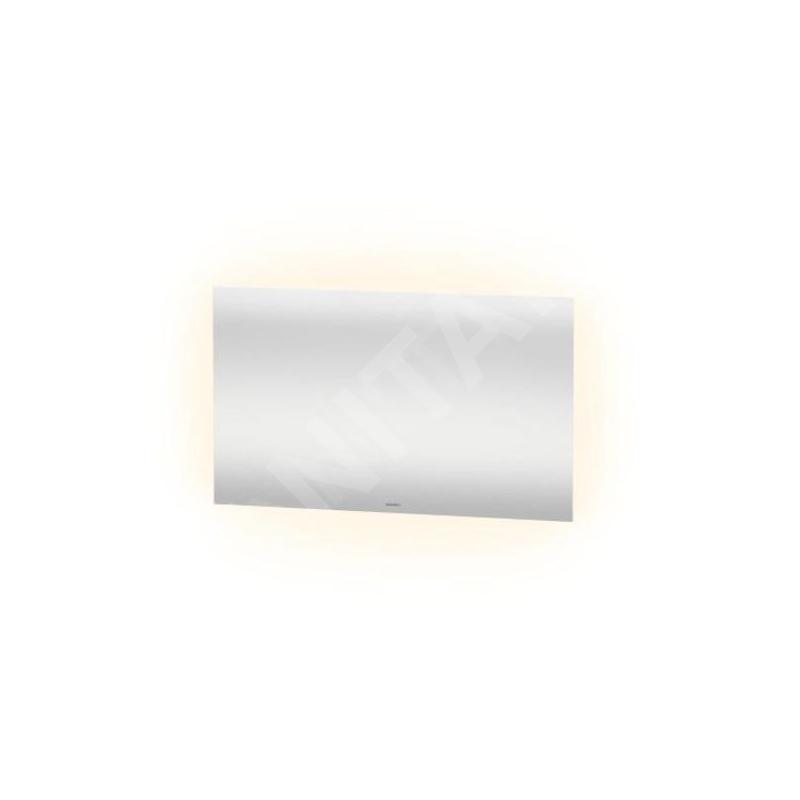 Duravit luz y espejos buen espejo con iluminación led, iluminación indirecta, altura 700mm, blanco mate, lm7808000000000, longitud: 1200 mm