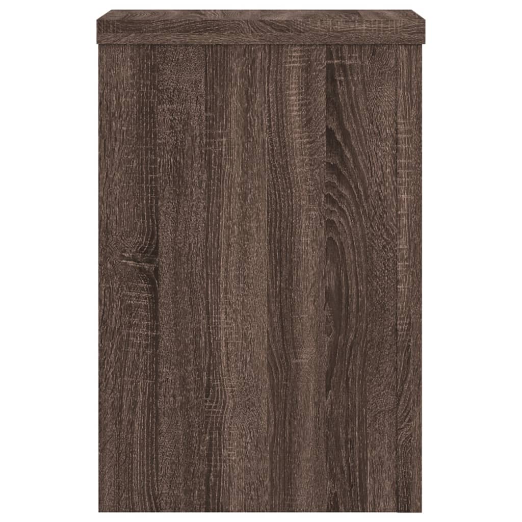 Maison Exclusive - Supports pour plantes 2 pcs chêne marron bois d'ingénierie - 5