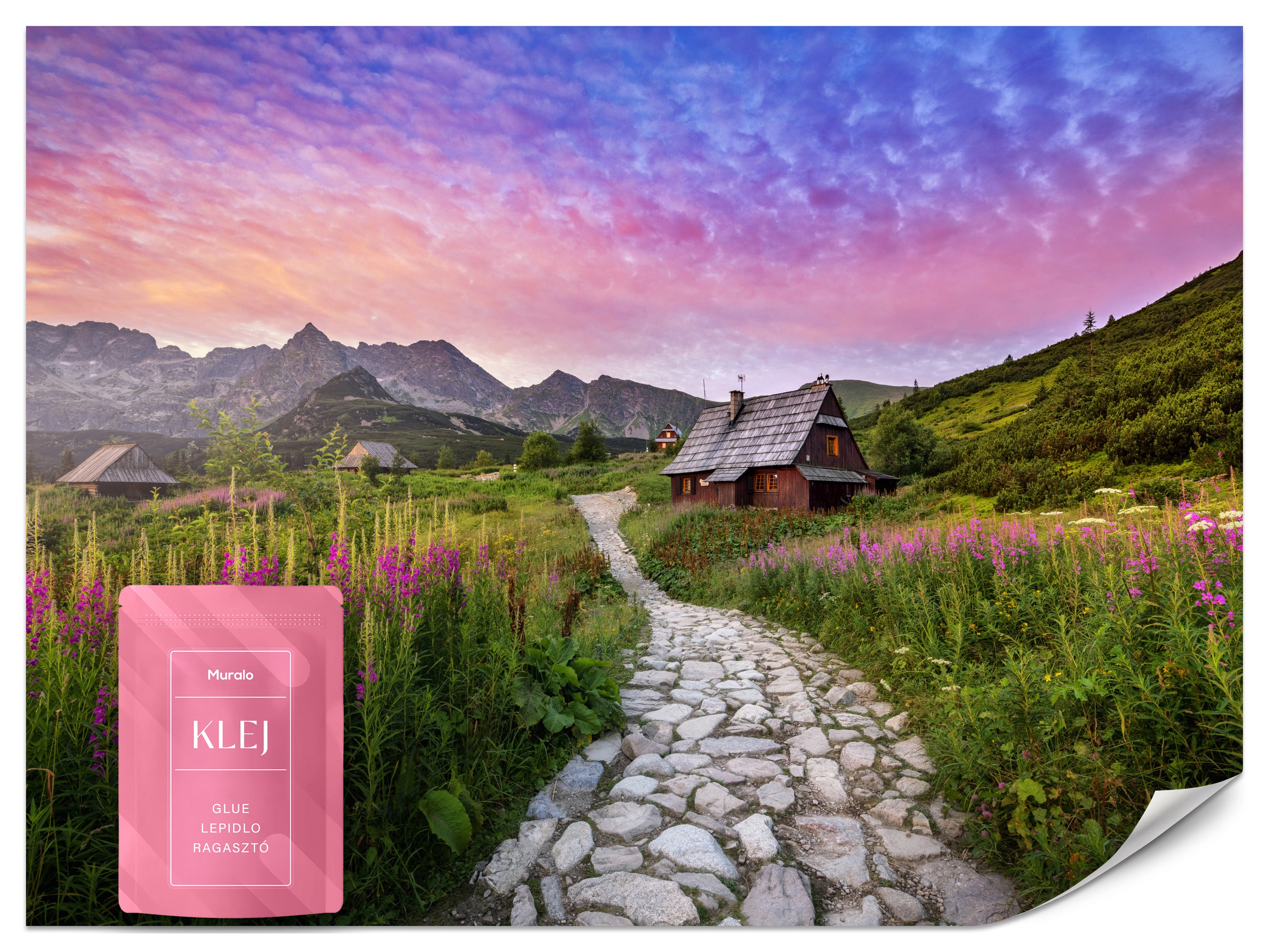 FOTOTAPETA DO SALONU SYPIALNI HALA GĄSIENICOWA TATRY KRAJOBRAZ 3D 150x105