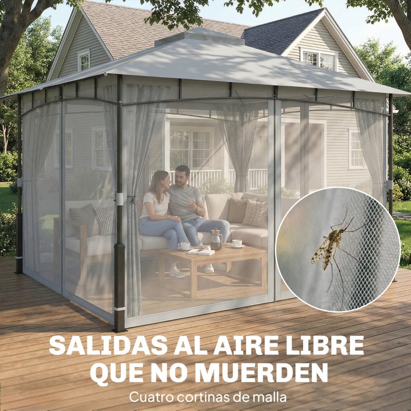 Housse de protection d'extérieur,Salons de jardin Patio Suspendus Oeuf Chaise CouVert,231*200cm,Gris - 7