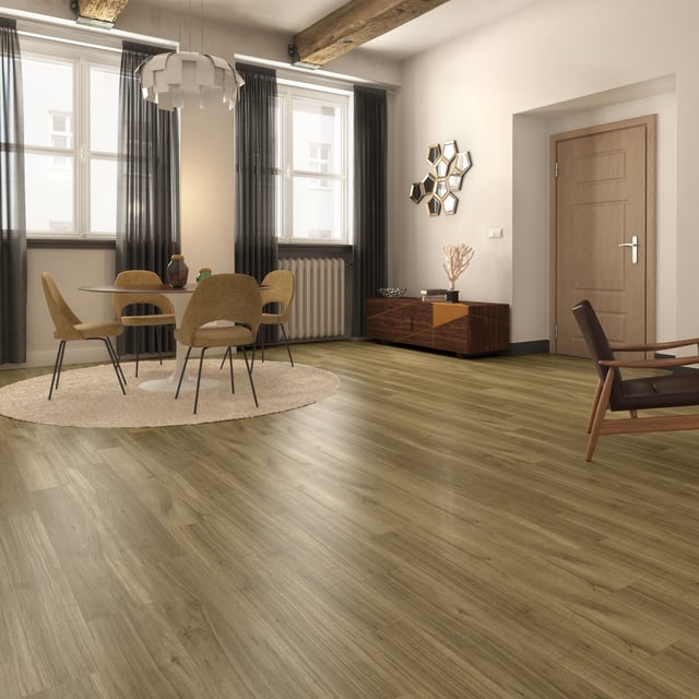 CONTESSE - Lame PVC Clipsable - ISOCORE - CALHOUN OAK 2.0 - Ep. 6,5 mm - bois naturel