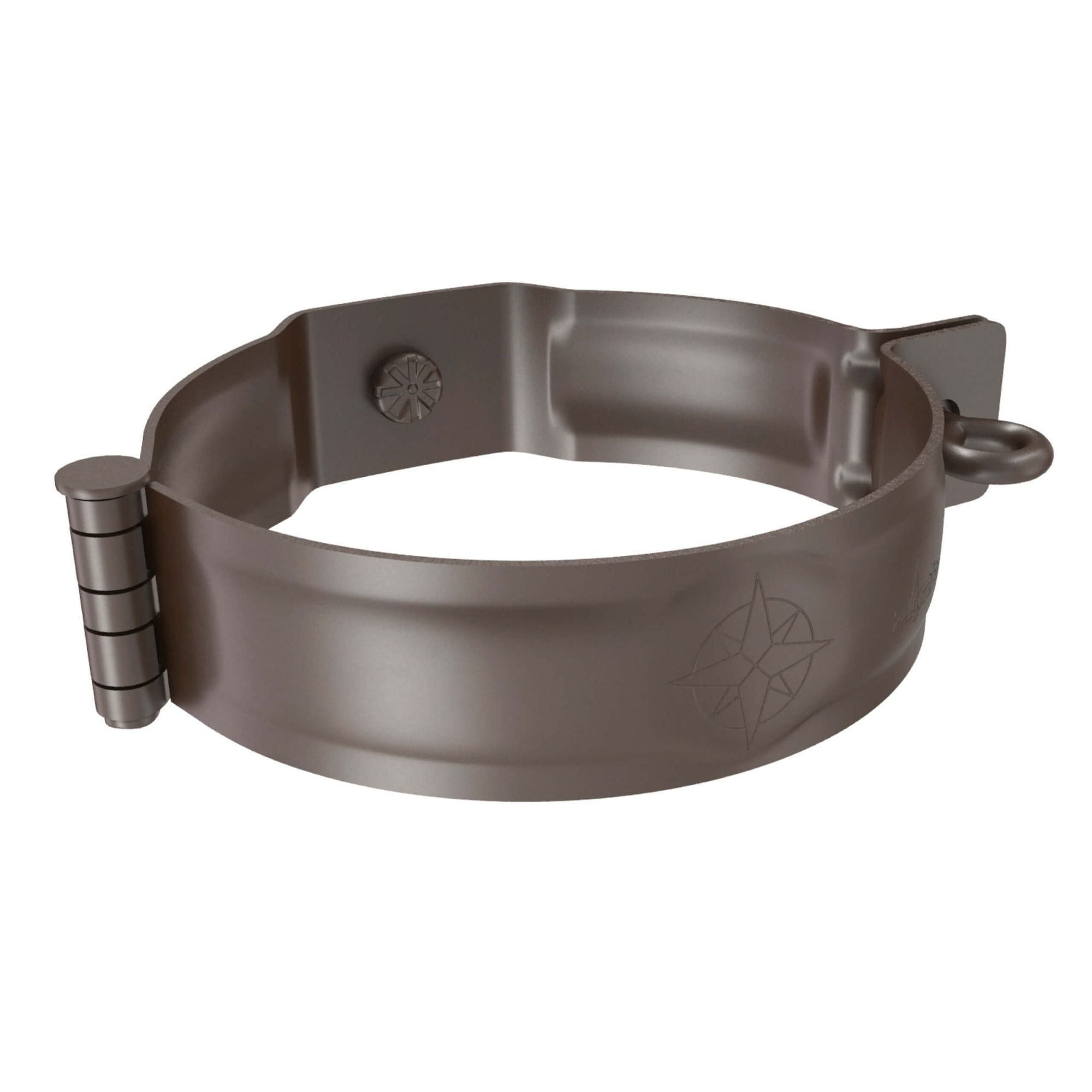 Collier De Descente DN100 Avec Manchon Filet M10 Galvanis Brun collier-de-descente-dn100-avec-manchon-filet-m10-galvanis-brun