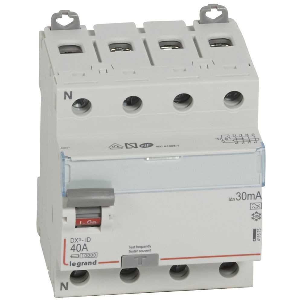 Interrupteur Différentiel Merlin Gerin 30 MA 40A - Référence 23160 - Occasion En état De Marche