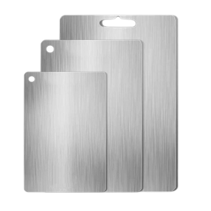 Planche à Découper En Acier Inoxydable Kunaxku - Surface Lisse, Hygiénique Et Résistante Aux Rayures