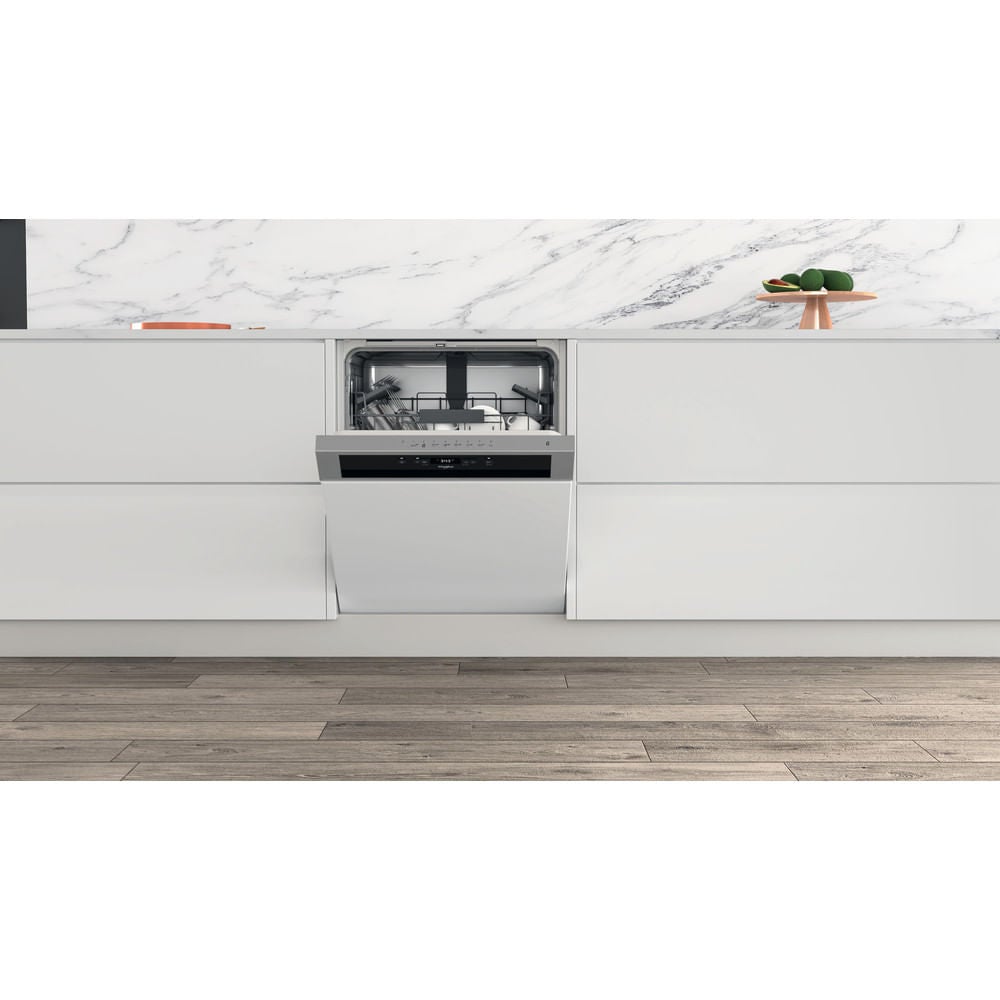 Whirlpool WBC3C26X Semi intégré 14places A++ Acier inoxydable lave-vaisselle - lave-vaisselles (Semi intégré, A, A++, Grande taille, Acier inoxydable - 3