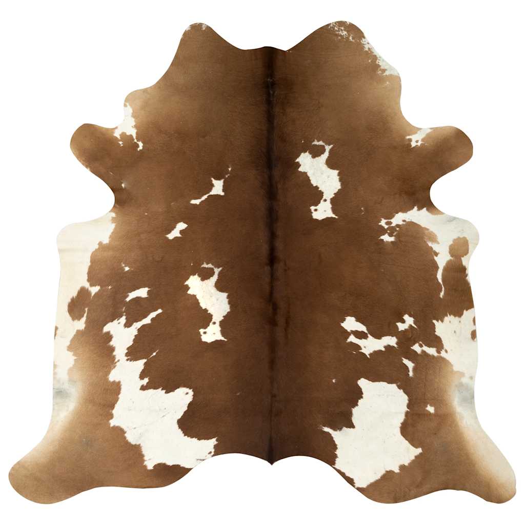 Peau de vache marron et blanche XXL main image 1