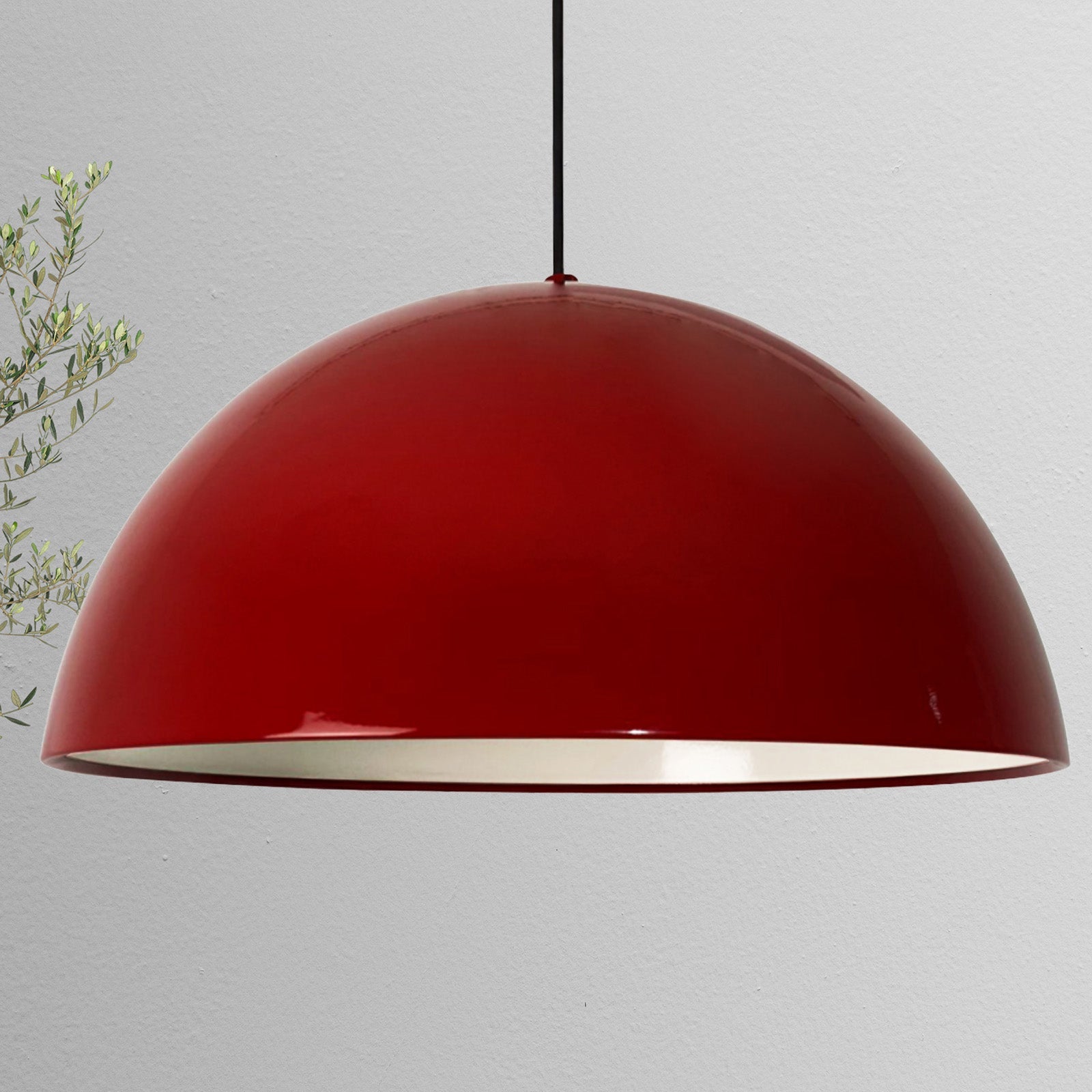 Suspension Lipeo Luminaire en Metal de 40 cm, Plafonnier Vintage, E27 Suspension Luminaire