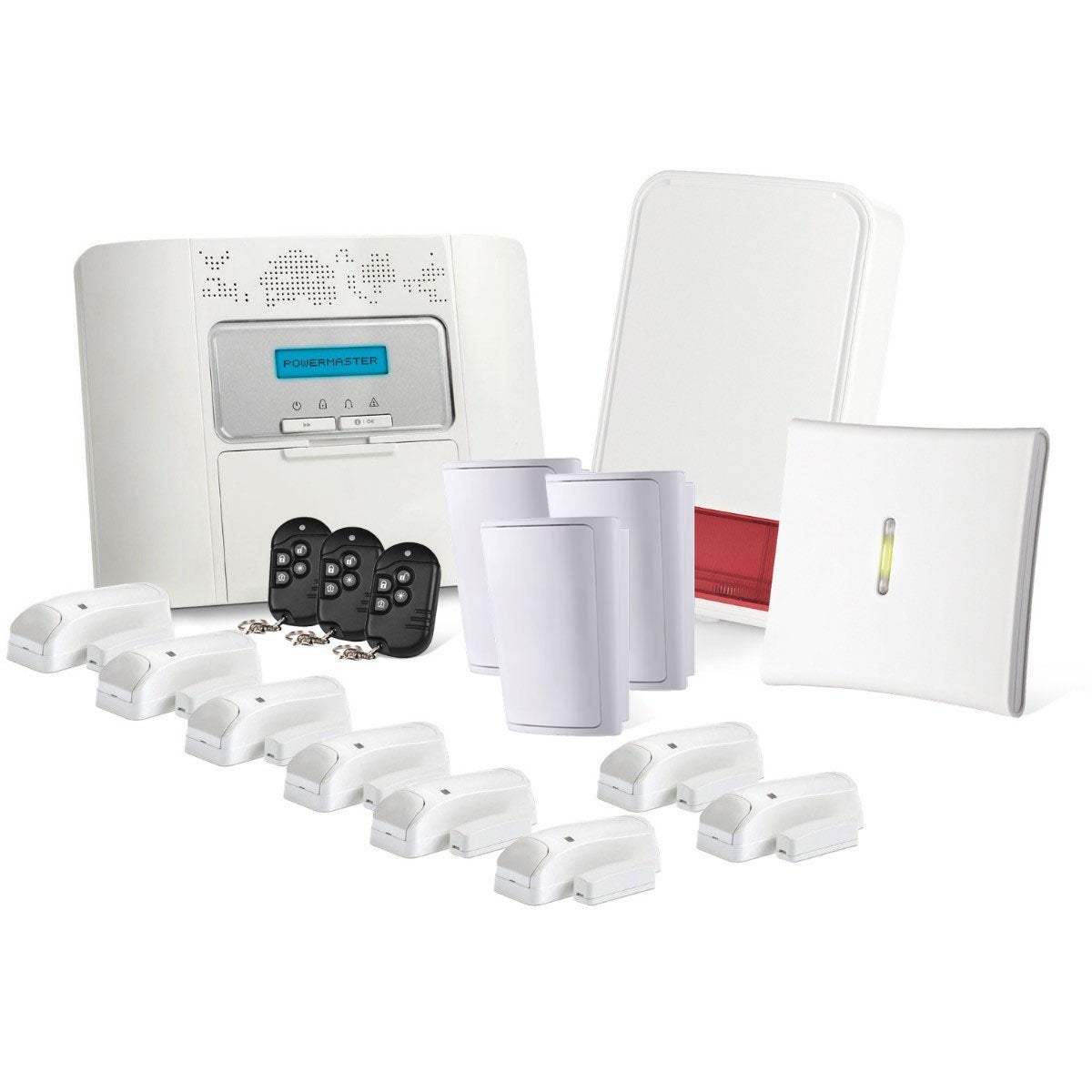 POWERMASTER KIT8 - Alarme maison sans fil PowerMaster 30 - Kit 8 ...