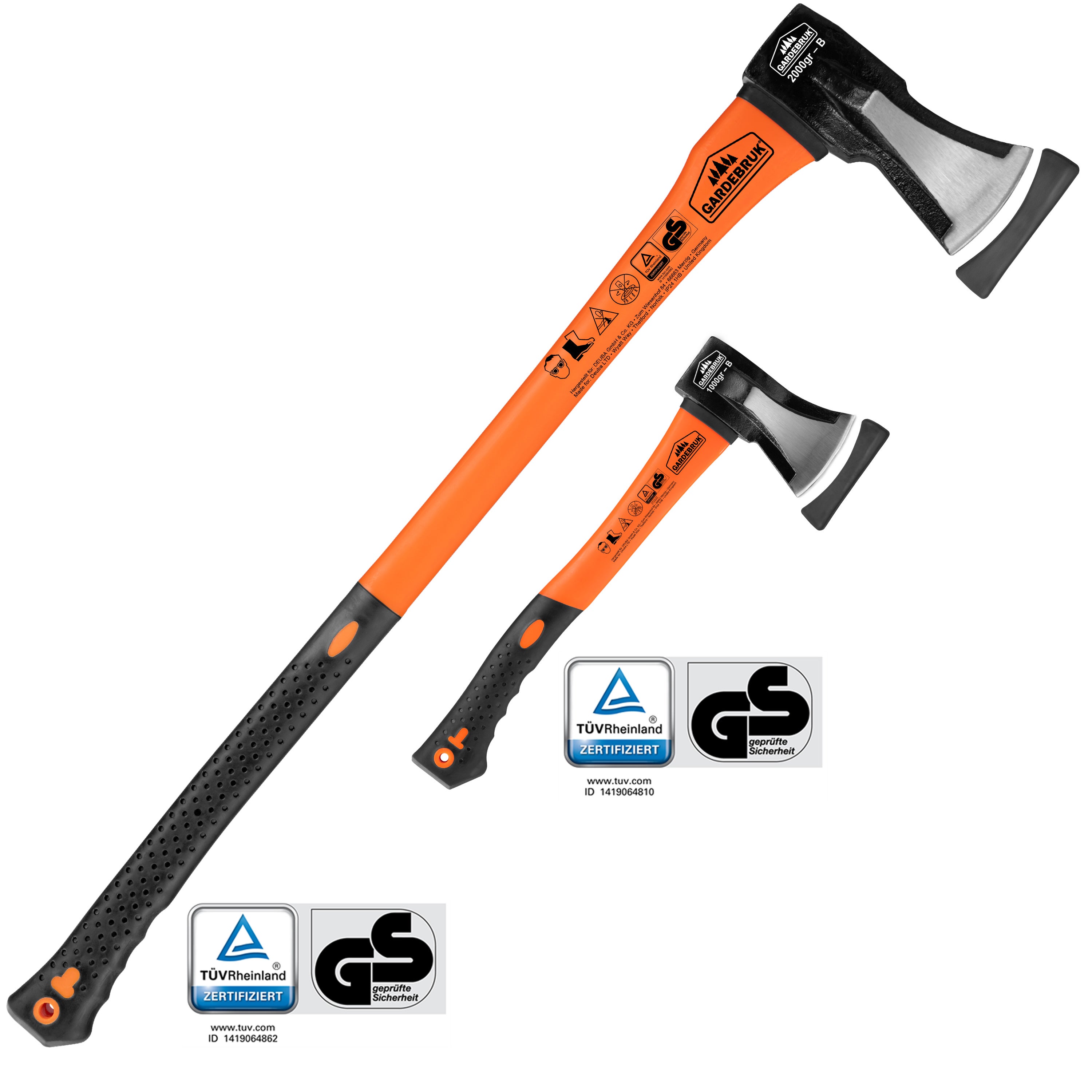 Kit de 2 haches - Hache de fente et hachette bricolage jardin maison - 5