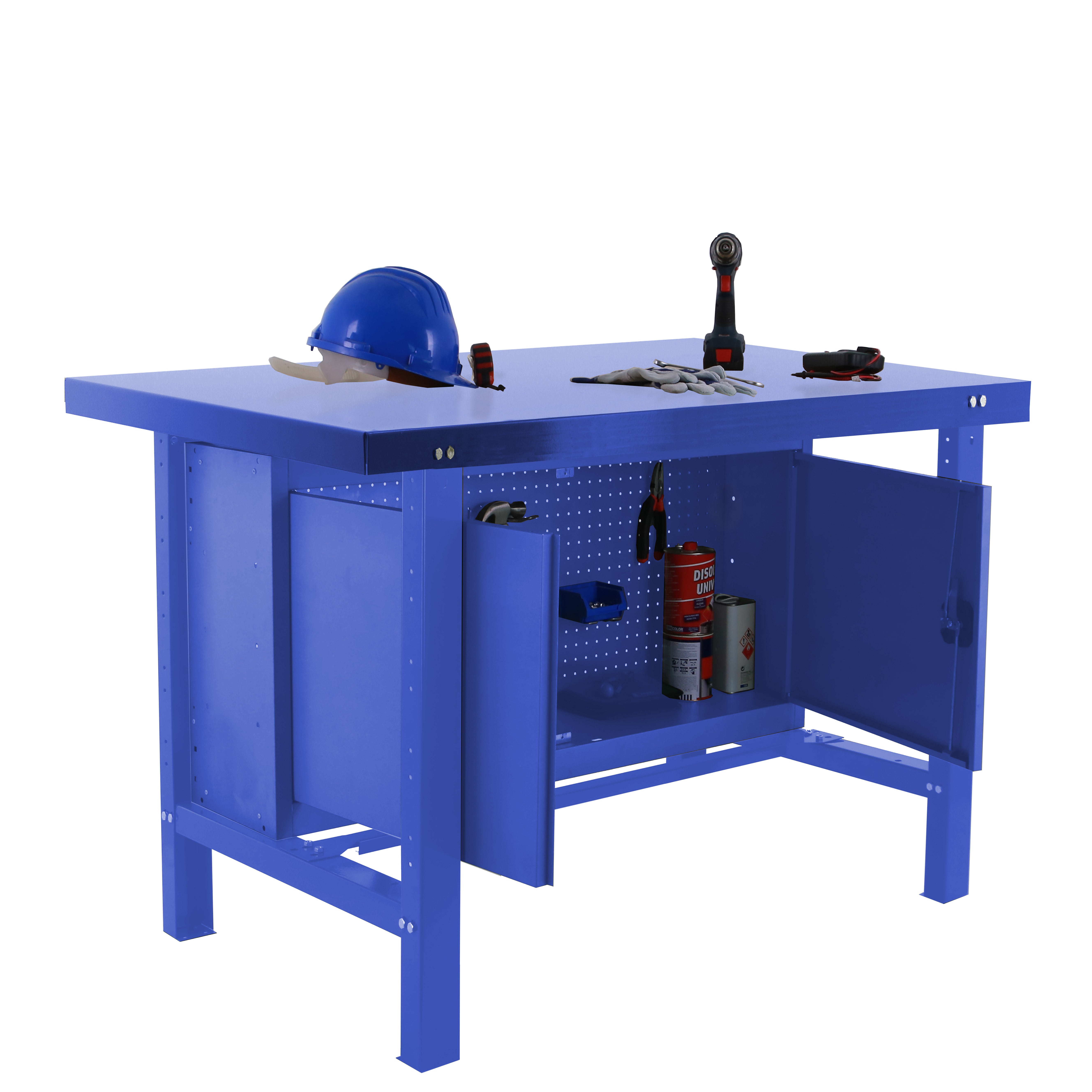 Bancada de trabalho SIMONWORK (83x120x73cm) AZUL - 4
